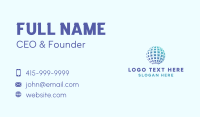 Gradient Tech Sphere Business Card