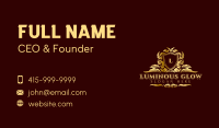 Luxury Deluxe Shield Business Card Image Preview