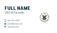 Wheat Farm Windmill Business Card