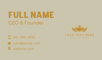 Luxury Crown Tiara Business Card