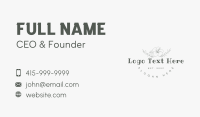 Beauty Lifestyle Wordmark Business Card