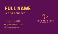 Ribbon Business Card example 2