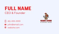 Rural Bear Tuna Fish Business Card Design