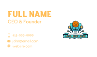 Basketball Sports League Business Card Design