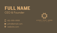 Elegant Flower Event Business Card