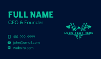 Medical Caduceus Staff Business Card