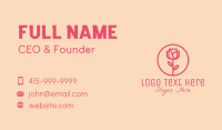 Rosebud Business Card example 2