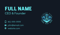 Pressure Washer Janitorial Business Card Design