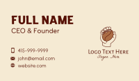 Coffee Farmer Hand  Business Card