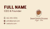 Coffee Farmer Hand  Business Card