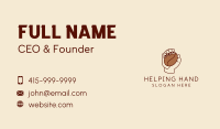 Coffee Farmer Hand  Business Card Image Preview