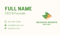 Vegan Taco Snack Business Card Image Preview