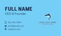 Shark Gaming Mascot Business Card Design