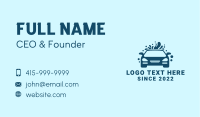 Water Car Cleaning  Business Card Design