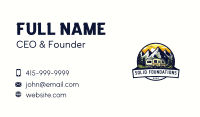 Mountain Travel Camper Business Card