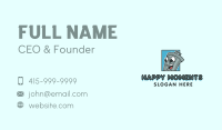 Happy Trash Can Business Card Image Preview