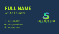 Startup Business Letter S  Business Card