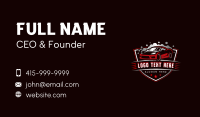 Race Car Detailing Business Card