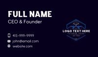 Carpentry Repair Construction Business Card