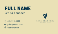 Corporate Suit Necktie Business Card