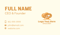 Whip Cream Business Card example 1