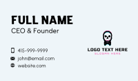 Skull Crossbones Anaglyph Business Card