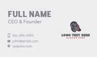 Grey Goat Head  Business Card Design