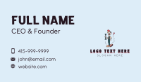 Handyman Repair Cartoon Business Card Design