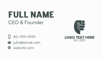 Gray Fist Messaging  Business Card Design