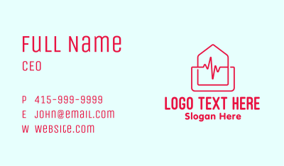 Home Cardiology Emergency  Business Card Image Preview