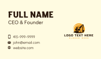 Demolition Machine Excavator Business Card