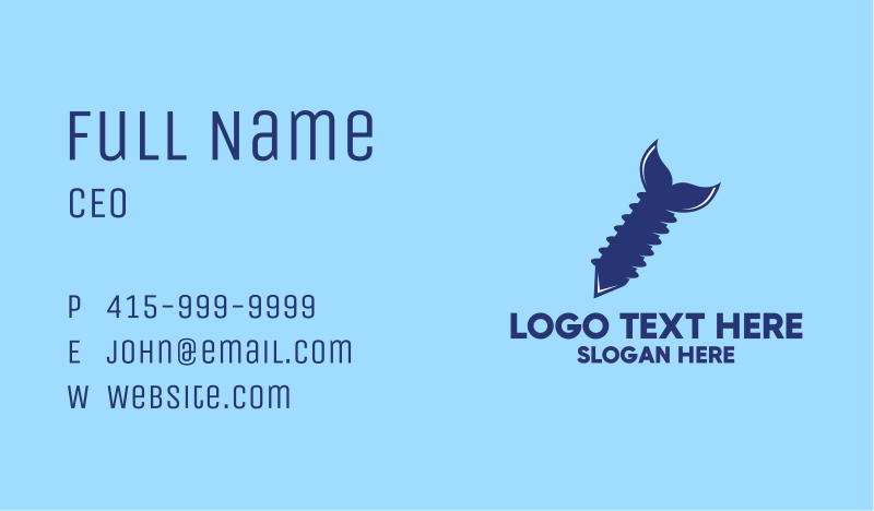 Drilling Business Card example 1