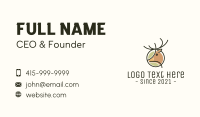 Deer Head Business Card example 3