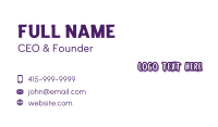 Campus Business Card example 4