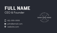 Hip Business Card example 1