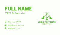 Green Natural Plant Business Card