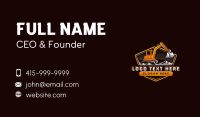 Backhoe Business Card example 2