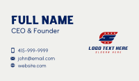 Eagle Aviation Letter C Business Card