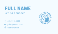 Hand Global Volunteer Business Card Design