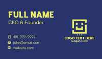 Retro Game Smile  Business Card