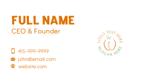 Orange Fruit Farm Business Card