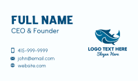 Blue Tuna Fish Business Card