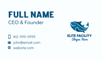 Blue Tuna Fish Business Card Image Preview