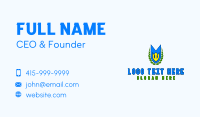 Poseidon Banner Flag Business Card