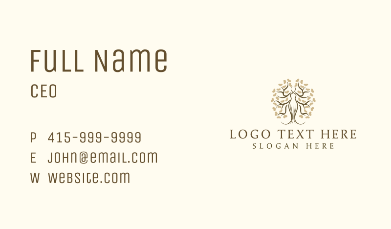 Landscaping Business Card example 2