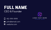 Technology Digital Software Business Card