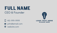 Handyman Wrench Bulb  Business Card