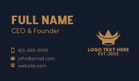 Royal Crown Hat  Business Card