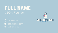 Polar Bear Sundae Dessert Business Card