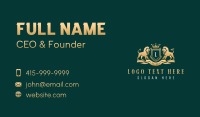 Royal Crown Lion Business Card